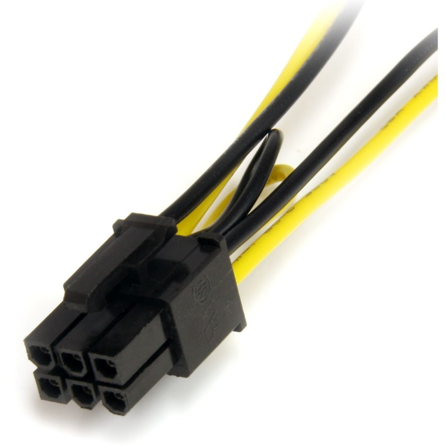 StarTech.com 6in SATA Power to 6 Pin PCI Express Video Card Power Cable Adapter SATPCIEXADAP