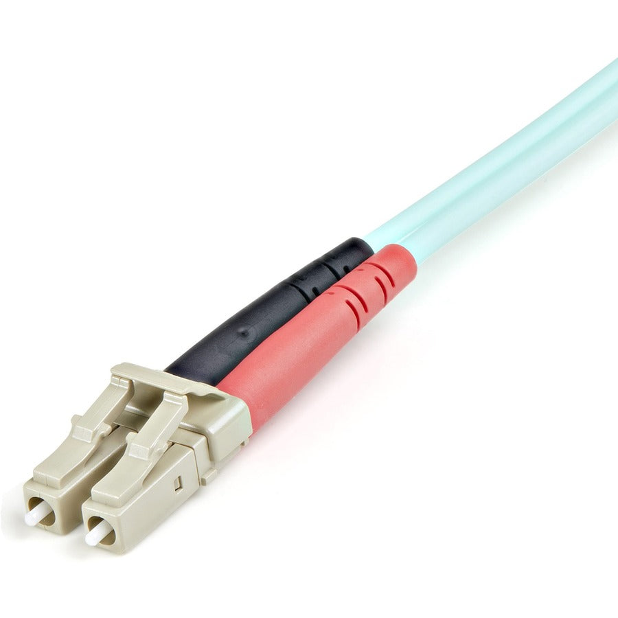 StarTech.com 1m Fiber Optic Cable - 10 Gb Aqua - Multimode Duplex 50/125 - LSZH - LC/LC - OM3 - LC to LC Fiber Patch Cable A50FBLCLC1