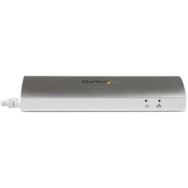 StarTech.com 3-Port USB Hub with Ethernet, USB-A Ports, Gigabit Ethernet/GbE, USB 5Gbps, Bus-Powered, Portable Laptop USB 3.0 Hub ST3300G3UA