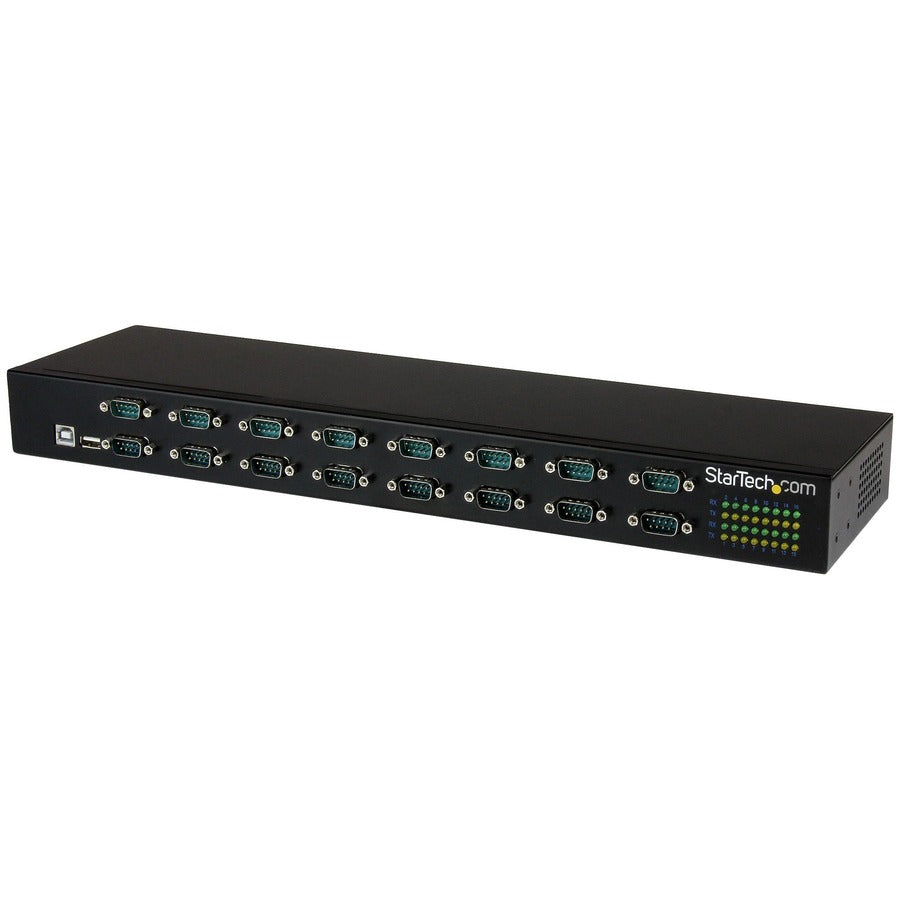 StarTech.com USB to Serial Hub &acirc;&euro;" 16 Port &acirc;&euro;" COM Port Retention &acirc;&euro;" Rack Mount and Daisy Chainable &acirc;&euro;" FTDI USB to RS232 Hub ICUSB23216FD