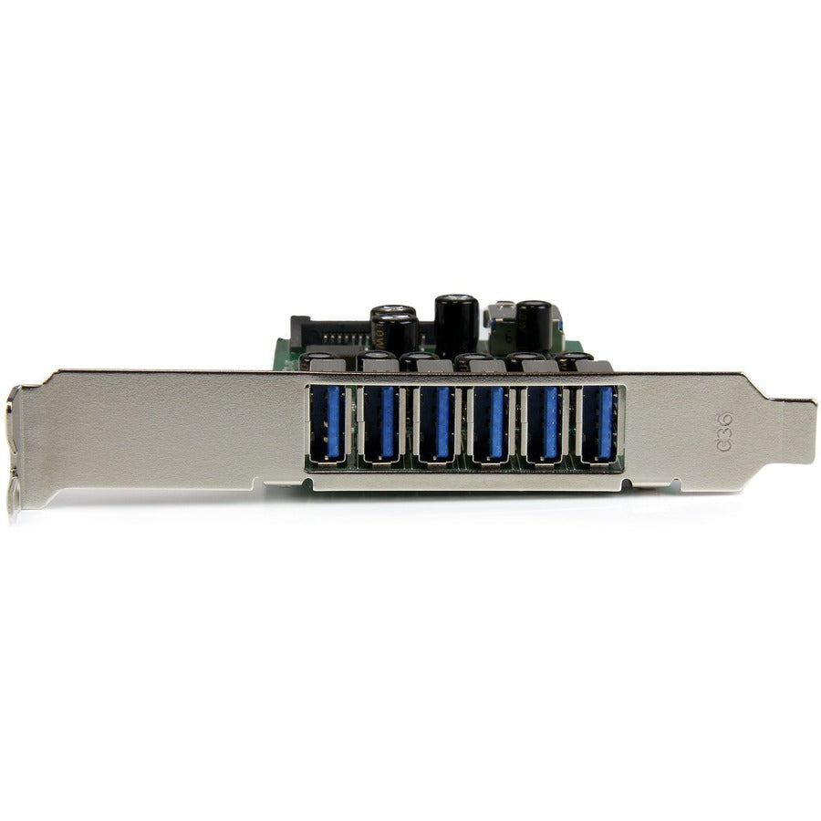 StarTech.com 7 Port PCI Express USB 3.0 Card - 5Gbps - Standard and Low-Profile Design PEXUSB3S7