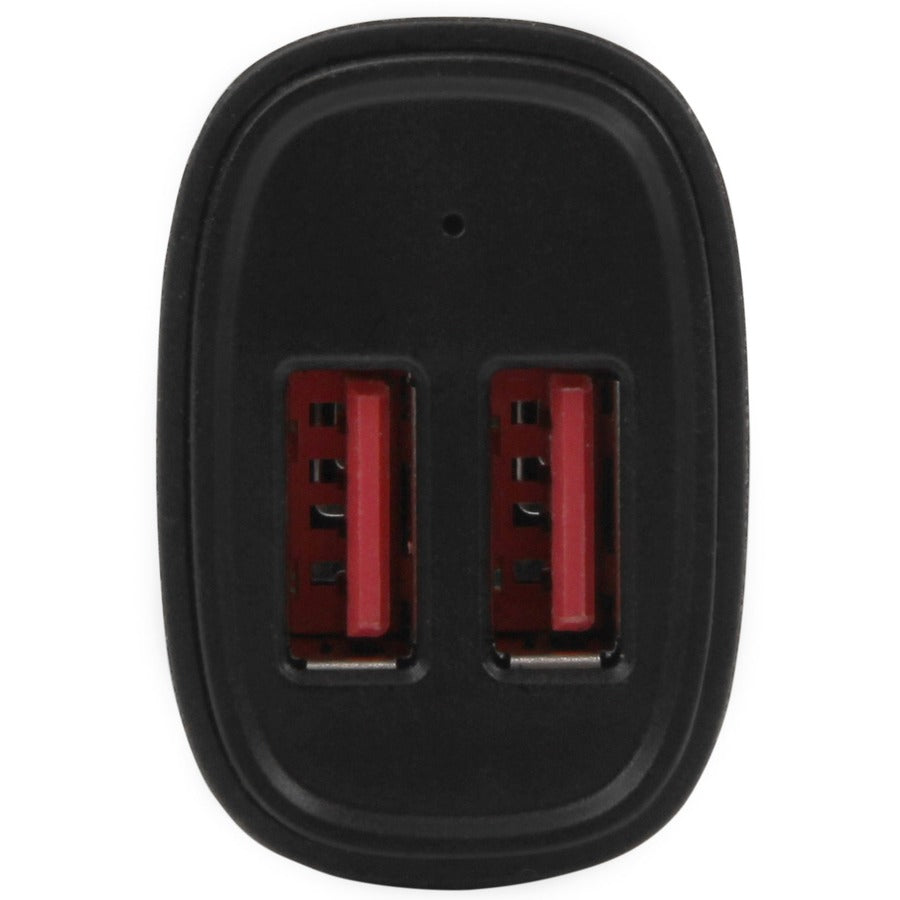 StarTech.com Dual Port USB Car Charger - Black - High Power 24W/4.8A - 2 port USB Car Charger - Charge two tablets at once USB2PCARBKS