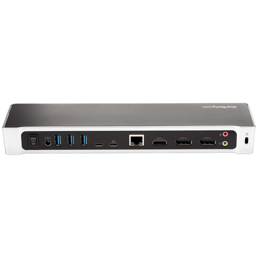 StarTech.com USB C Dock - Compatible with Windows / macOS - Supports Triple 4K Ultra HD Monitors - 60W Power Delivery - Power and Charge Laptop and Peripherals - DK30CH2DPPD DK30CH2DPPD