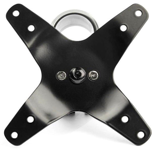 Desk Mount Quad Monitor Arm - 4 VESA Displays up to 30" -Premium Ergonomic Articulating Adjustable Pole Mount - Clamp/Gromme ARMQUADPS
