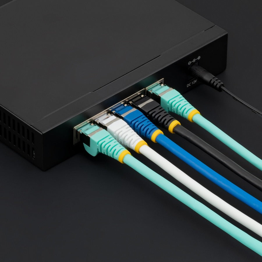 StarTech.com 10ft CAT6a Ethernet Cable, Blue Low Smoke Zero Halogen (LSZH) 10 GbE 100W PoE S/FTP Snagless RJ-45 Network Patch Cord NLBL-10F-CAT6A-PATCH