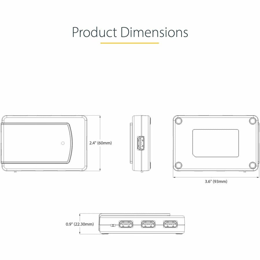 StarTech.com 7-Port USB Hub, USB 3.0 5Gbps, USB-A to 7x USB-A, Self Powered USB-A Expansion Hub w/ 35W Power Supply 5G7AS-USB-A-HUB