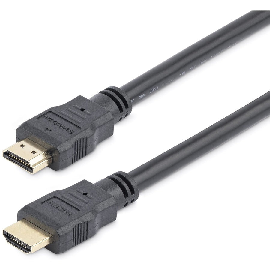 StarTech.com 6ft HDMI Cable, 10 Pack, 4K High Speed HDMI Cable with Ethernet, Ultra HD 4K 30Hz Video, Black HDMI 1.4 Monitor Cord HDMM610PK