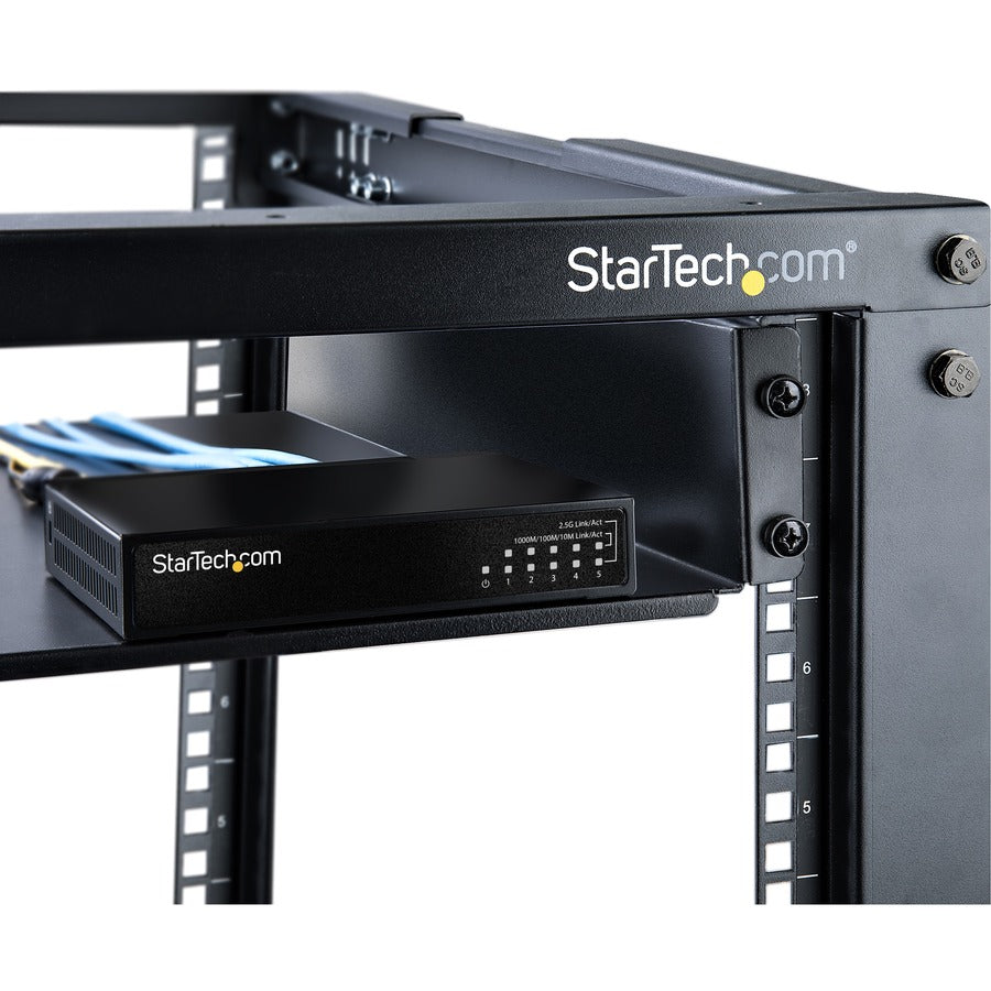 StarTech.com Unmanaged 2.5G Switch, 5 Port 2.5GBASE-T Unmanaged Ethernet Switch, Din Rail | Wall Mount, Multi-Gigabit, Auto-MDIX, 9K Jumbo DS52000