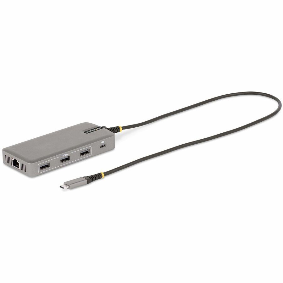 StarTech.com USB-C Triple-Monitor Multiport Adapter, HDMI & DisplayPort, 3x 10Gbps USB Hub, PD Pass-Through, GbE, Travel Docking Station 117B-USBC-MULTIPORT