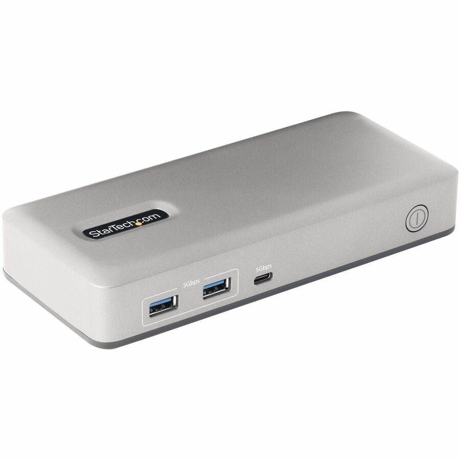 StarTech.com Dual-Monitor USB-C Docking Station, DisplayPort & HDMI/VGA Multi Monitor Dock up to 4K 60Hz, USB-C Dock, 7x USB Hub, 85W PD 101N-USBC-DOCK