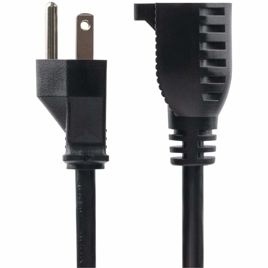StarTech.com 10ft (3m) Power Extension Cord, NEMA 5-15P to NEMA 5-15R AC Power Cable, 10A 125V, 18AWG, UL Listed Components 231A-8A00-POWER-CORD