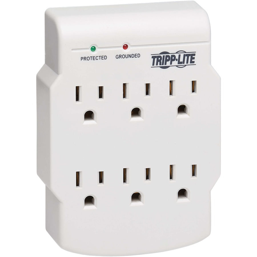 Tripp Lite by Eaton Protect It! 6-Outlet Low-Profile Surge Protector, Direct Plug-In, 750 Joules, Diagnostic LED SK6-0/SPIKEBLOK