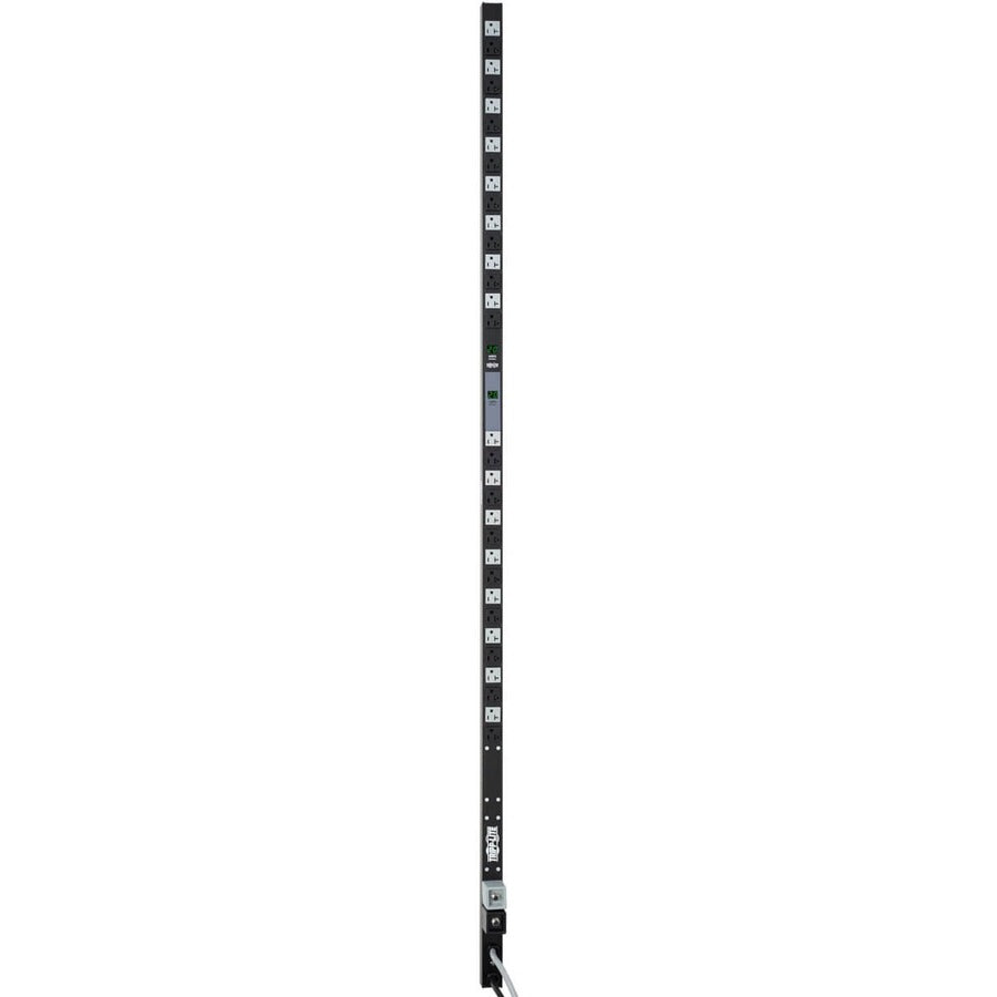 Tripp Lite by Eaton 3.8kW Single-Phase Local Metered PDU, Dual Circuit, 120V Outlets (32 5-15/20R), L5-20P/5-20P, 10 ft. (3.05 m) Cord, 0U Vertical PDUMV40