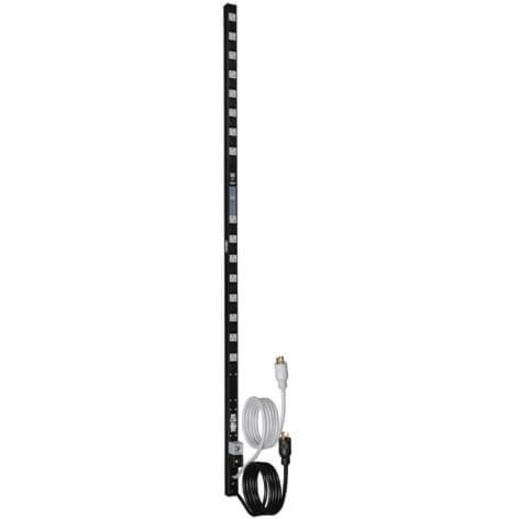 Tripp Lite by Eaton 3.8kW Single-Phase Local Metered PDU, Dual Circuit, 120V Outlets (32 5-15/20R), L5-20P/5-20P, 10 ft. (3.05 m) Cord, 0U Vertical PDUMV40