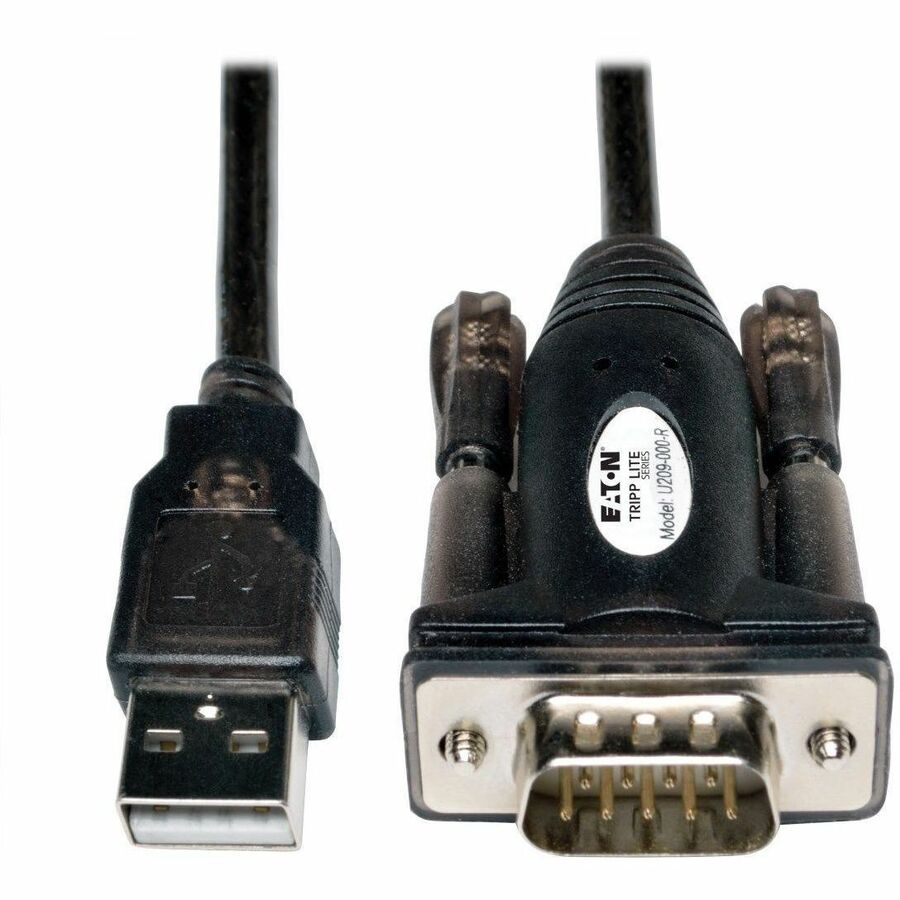 Tripp Lite by Eaton USB-A to RS-232 (DB9) Serial Adapter Cable (M/M), 5 ft. (1.5 m) U209-000-R
