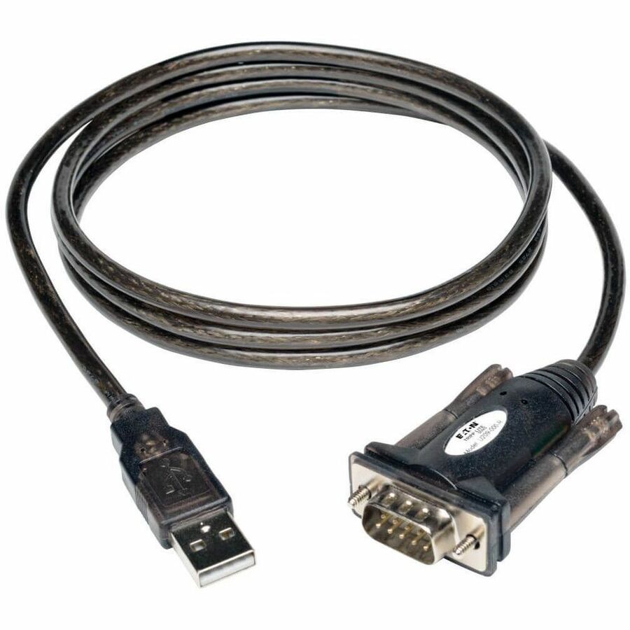 Tripp Lite by Eaton USB-A to RS-232 (DB9) Serial Adapter Cable (M/M), 5 ft. (1.5 m) U209-000-R