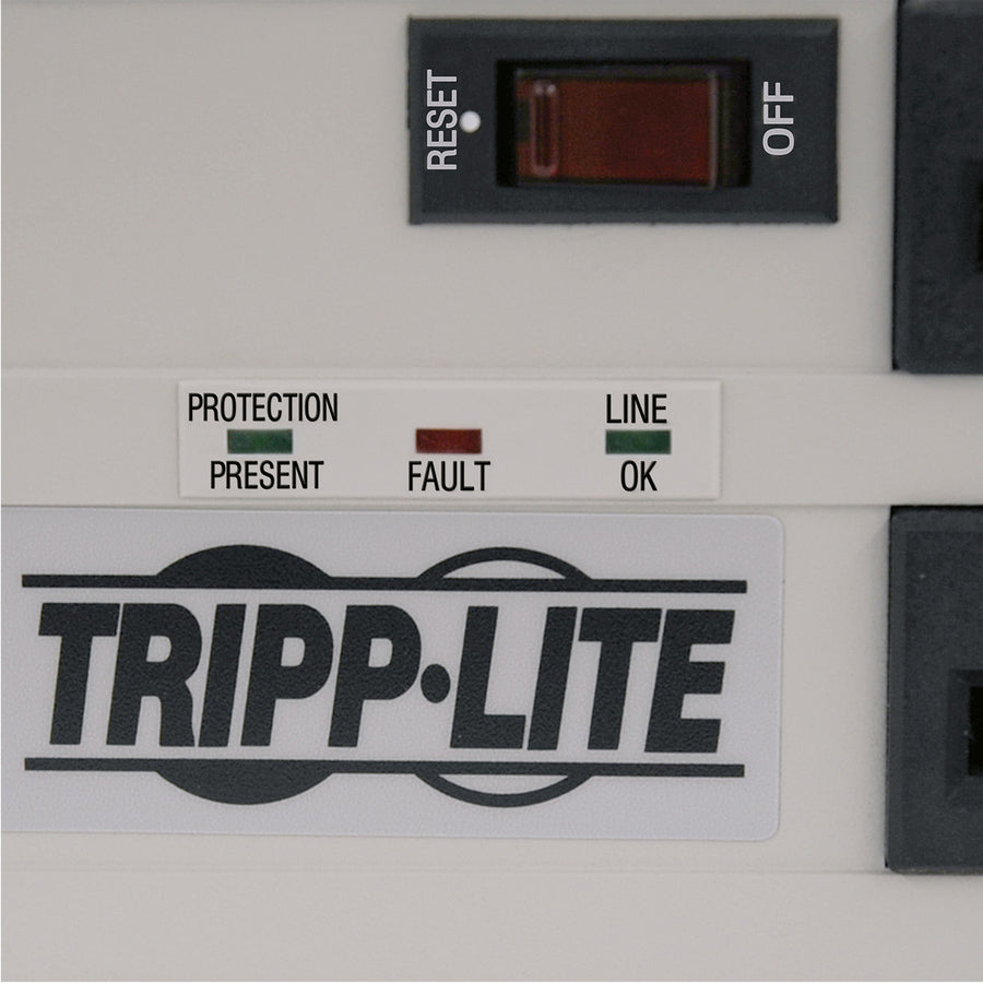 Tripp Lite by Eaton Isobar 6-Outlet Surge Protector, 6 ft. Cord with Right-Angle Plug, 3330 Joules, Diagnostic LEDs, Metal Housing ISOBAR6ULTRA