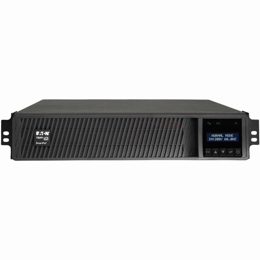 Tripp Lite by Eaton SmartPro 1500VA 1500W 208V Line-Interactive Sine Wave UPS - 8 Outlets, Extended Run, Network Card Option, LCD, USB, DB9, 2U Rack/Tower - Battery Backup SMX1500XLRT2U