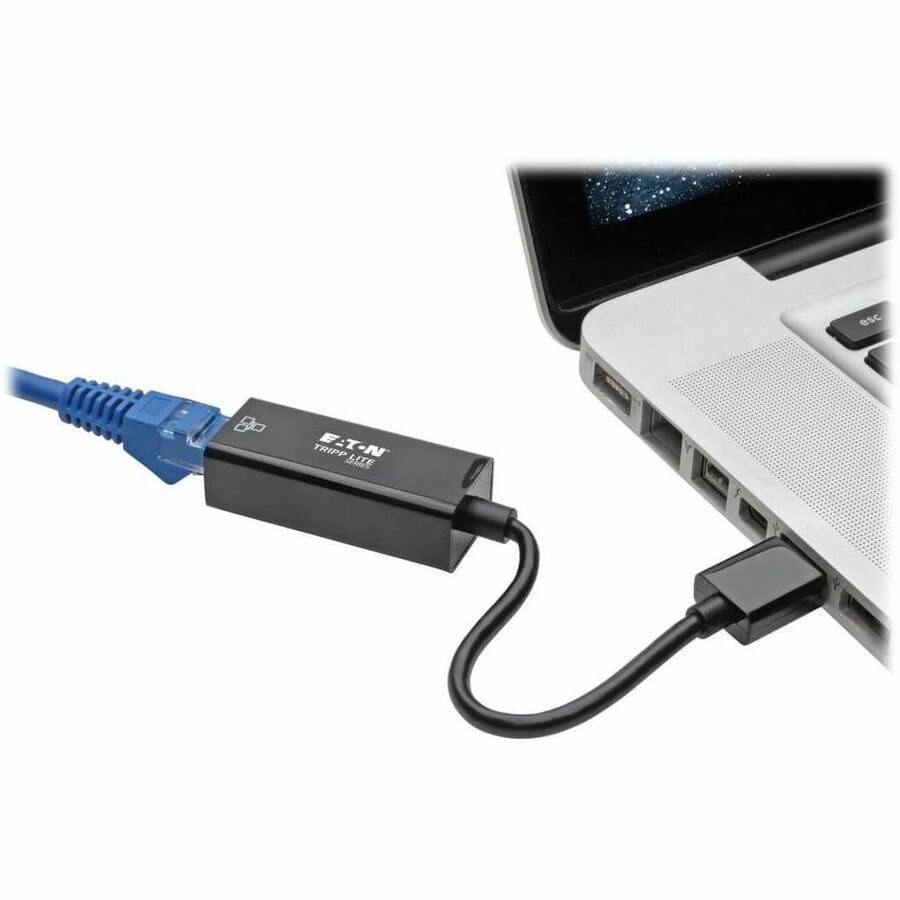 Tripp Lite by Eaton USB 3.0 to Gigabit Ethernet NIC Network Adapter - 10/100/1000 Mbps, Black U336-000-R