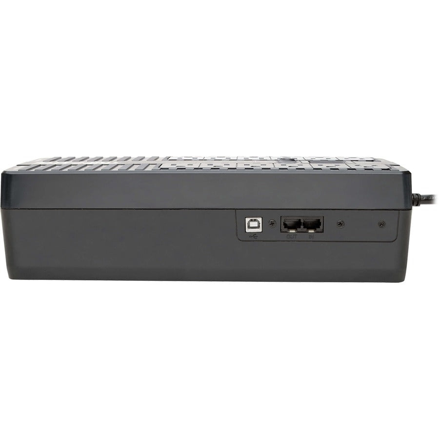 Tripp Lite by Eaton 850VA 425W Standby UPS - 12 NEMA 5-15R Outlets, 120V, 50/60 Hz, USB, LCD, ENERGY STAR, Desktop/Wall - Battery Backup ECO850LCD