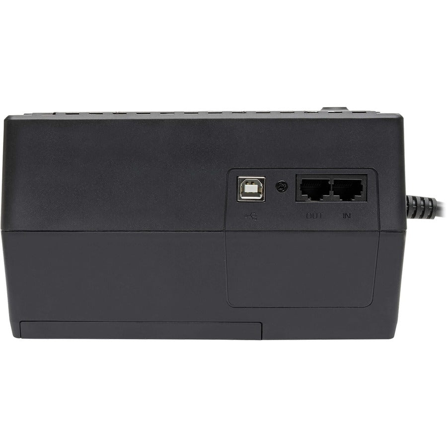 Tripp Lite by Eaton 600VA 325W Standby UPS - 10 NEMA 5-15R Outlets, 120V, 50/60 Hz, USB, 5-15P Plug, Desktop/Wall Mount - Battery Backup INTERNET600U