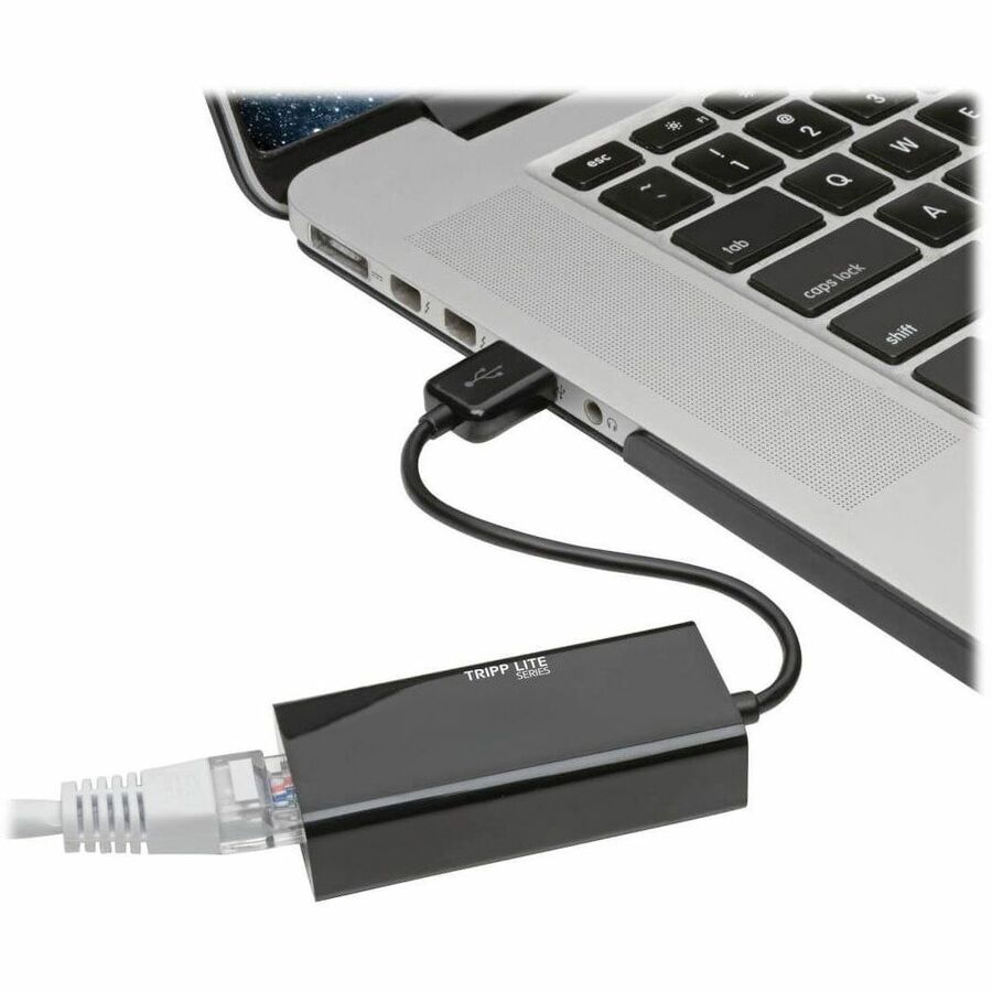 Tripp Lite by Eaton USB 2.0 Hi-Speed to Ethernet NIC Network Adapter White 10/100 Mbps U236-000-R