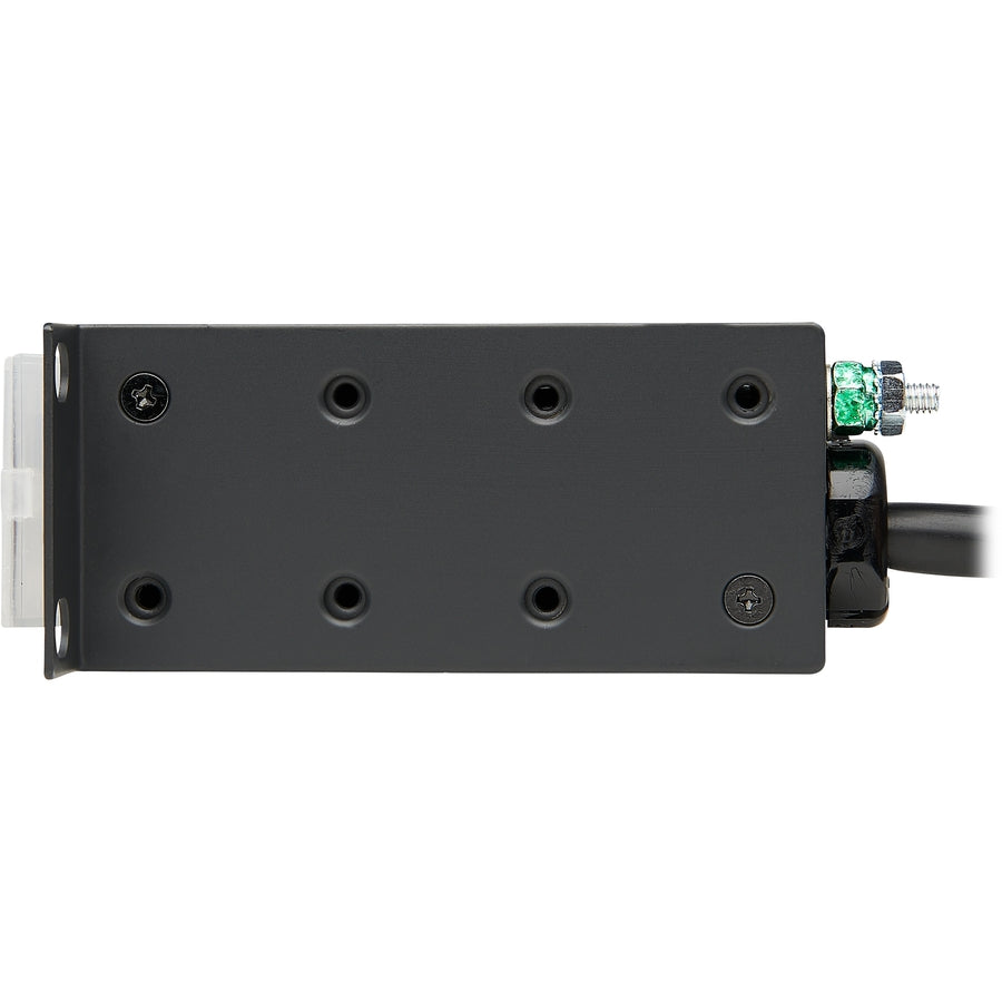 Tripp Lite by Eaton 1U Rack-Mount Power Strip, 120V, 15A, 5-15P, 12 Right-Angle 5-15R Outlets (6 Front-Facing, 6 Rear-Facing), 15 ft. (4.57 m) Cord RS-1215-RA