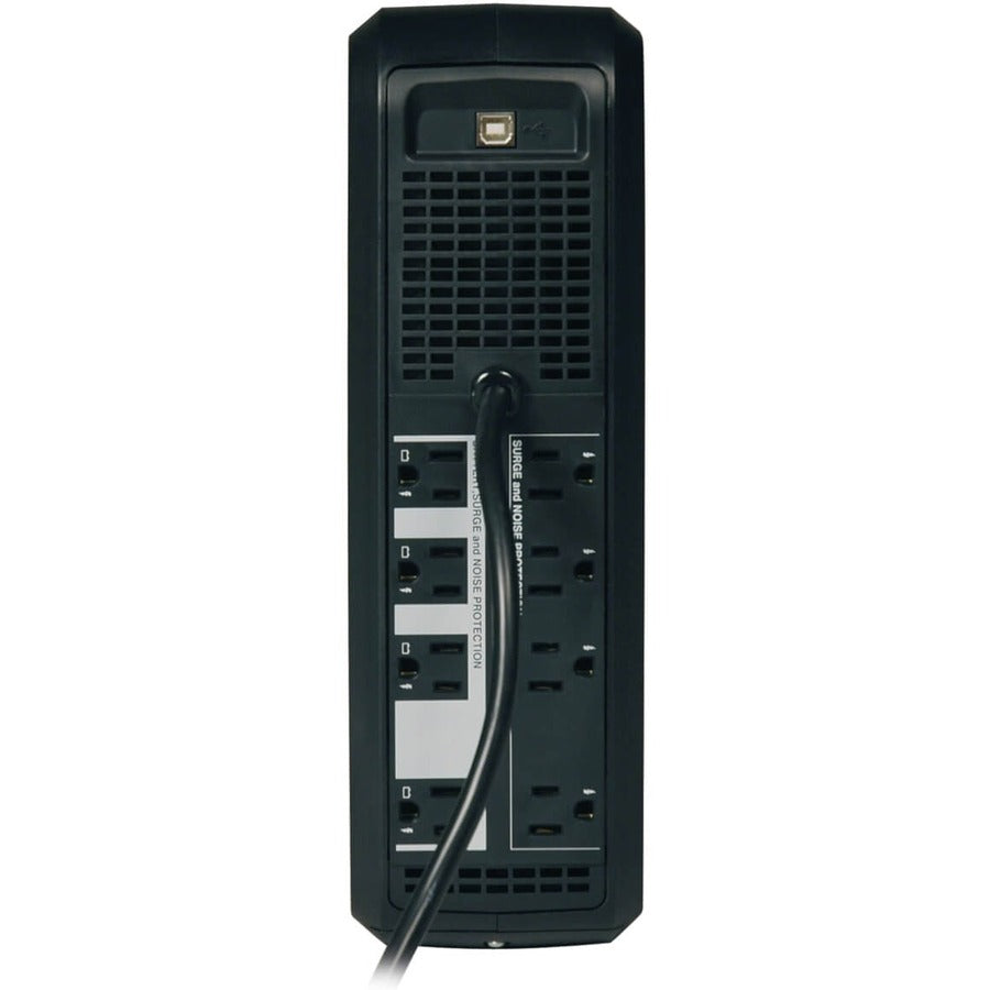 Tripp Lite by Eaton OmniSmart LCD 120V 650VA 350W Line-Interactive UPS, Tower, LCD display, USB port - Battery Backup OMNI650LCD