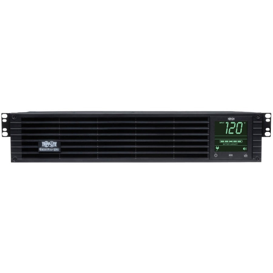 Tripp Lite by Eaton SmartPro 120V 1kVA 800W Line-Interactive Sine Wave UPS, 2U Rack/Tower, Network Card Options, LCD, USB, DB9, 6 Outlets - Battery Backup SMART1000RM2U
