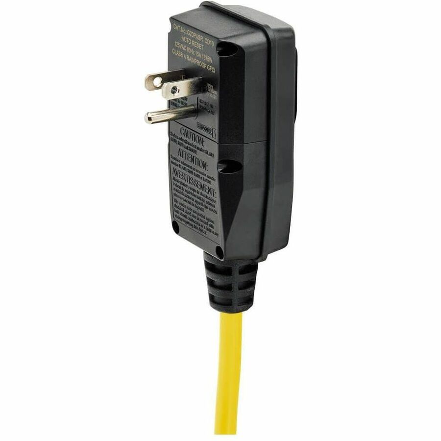 Eaton Tripp Lite Series Power It! 6-Outlet Safety Power Strip, 9 ft. (2.74 m) Cord & Clip, Hang Holes, Safety Covers, GFCI Plug TLM609GF