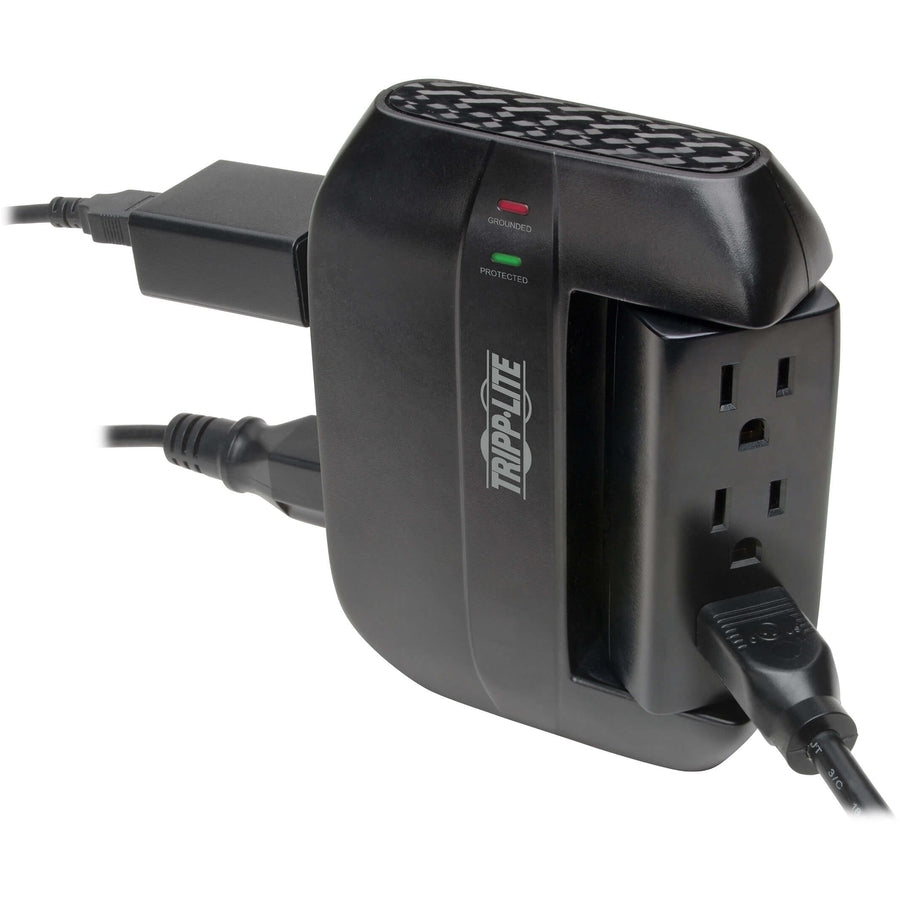 Tripp Lite by Eaton Protect It! Surge Protector with 3 Rotatable Outlets, 3 Stationary, side facing Outlets, Direct-Plug In, 1200 Joules SWIVEL6