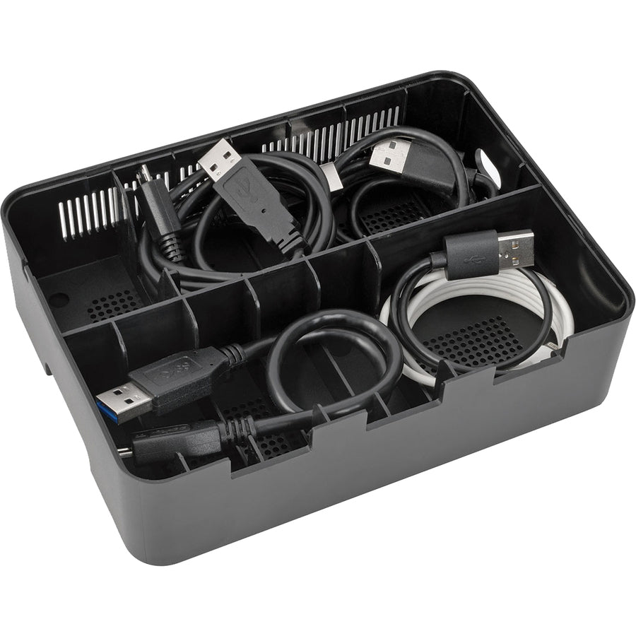 Tripp Lite by Eaton 5-Port USB Charging Station with Built-In Device Storage, 12V 4A (48W) USB Charger Output U280-005-ST