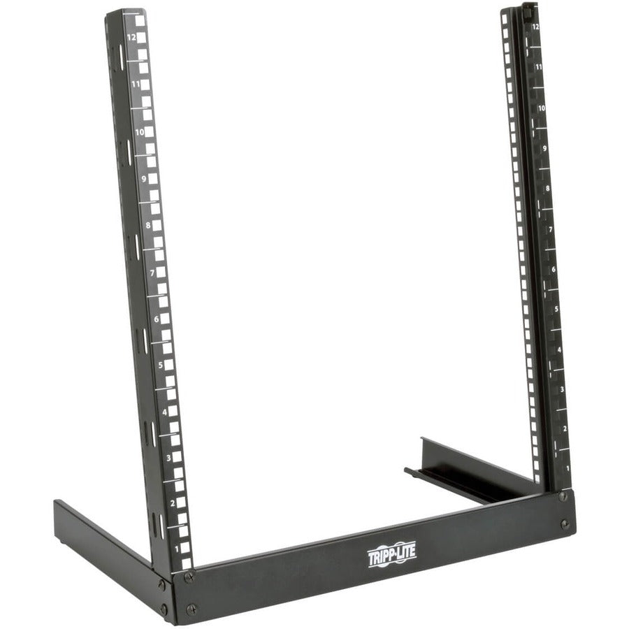 Tripp Lite by Eaton 12U 2 Post Open Frame Desktop Rack Server Cabinet Free Standing SR2POST12