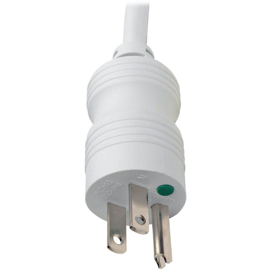Tripp Lite by Eaton Safe-IT UL 60601-1 Medical-Grade Power Strip for Patient-Care Vicinity, 4x 15A Hospital-Grade Outlets, Safety Covers, 6 ft. Cord PS-406-HGULTRA