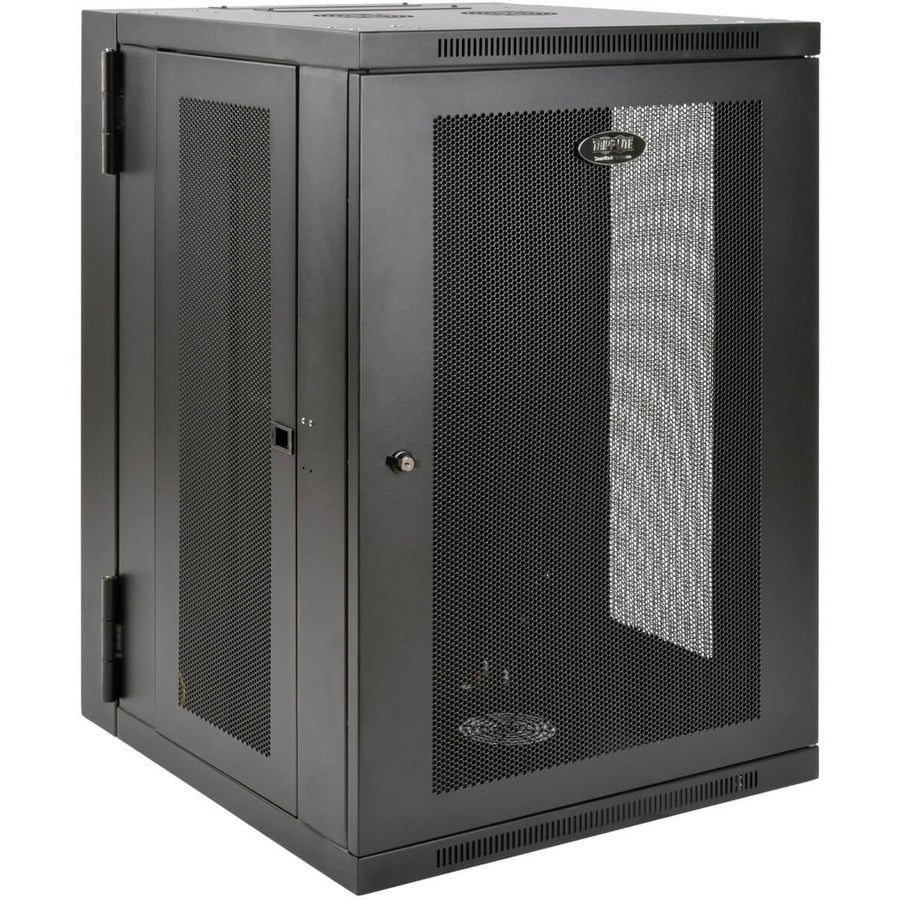 Tripp Lite by Eaton SmartRack 18U UPS-Depth Wall-Mount Half-Height Rack Enclosure, Hinged Back SRW18USDP