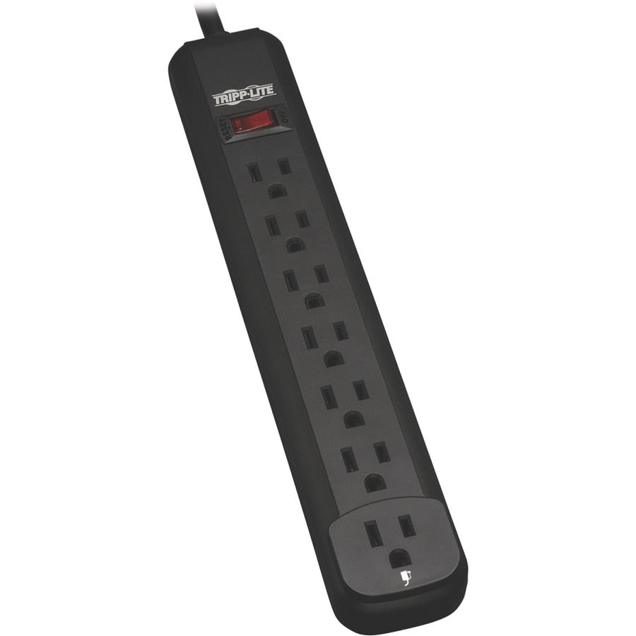 Tripp Lite by Eaton Power It! 7-Outlet Power Strip, 25 ft. (7.62 m) Cord, Black Housing PS725B