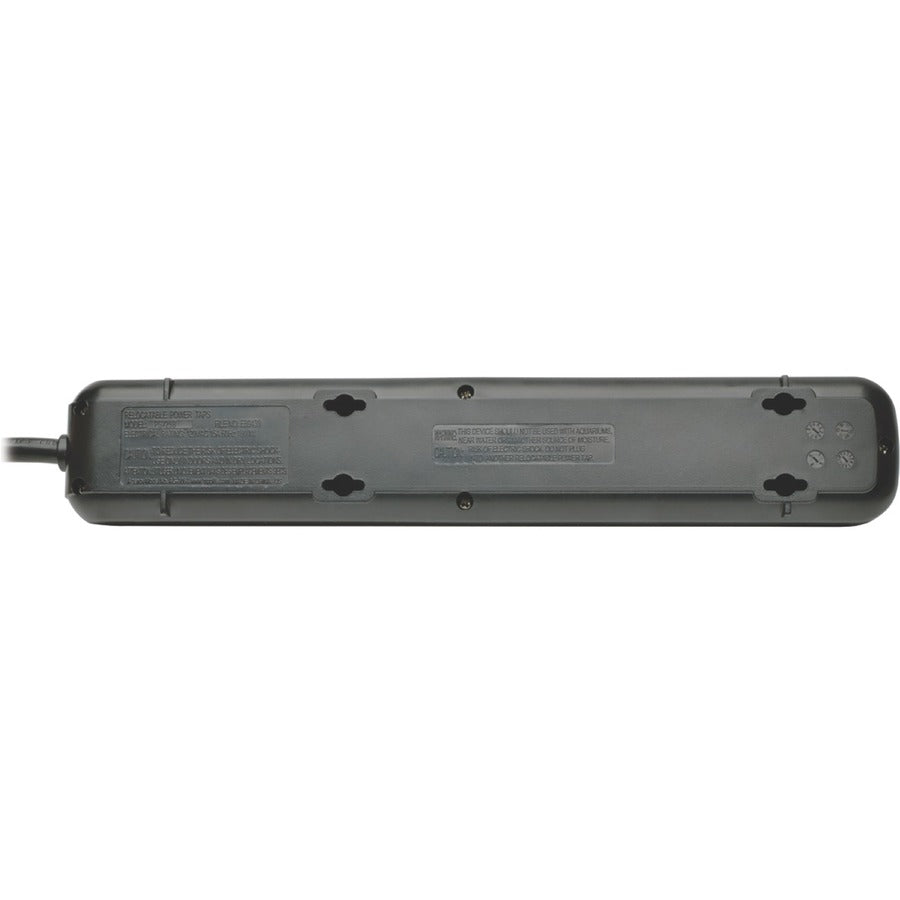 Tripp Lite by Eaton Power It! 7-Outlet Power Strip, 25 ft. (7.62 m) Cord, Black Housing PS725B