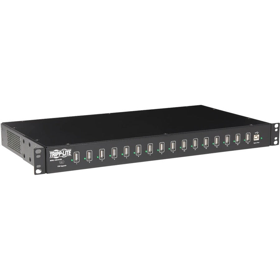Tripp Lite by Eaton 16-Port USB Charging Station with Syncing Function - 5V 40A / 200W USB Charger Output, TAA U280-016-RM