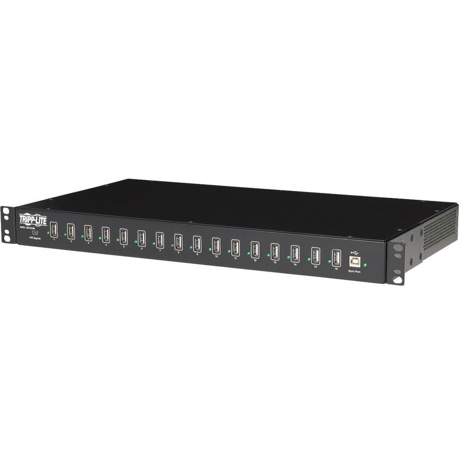 Tripp Lite by Eaton 16-Port USB Charging Station with Syncing Function - 5V 40A / 200W USB Charger Output, TAA U280-016-RM