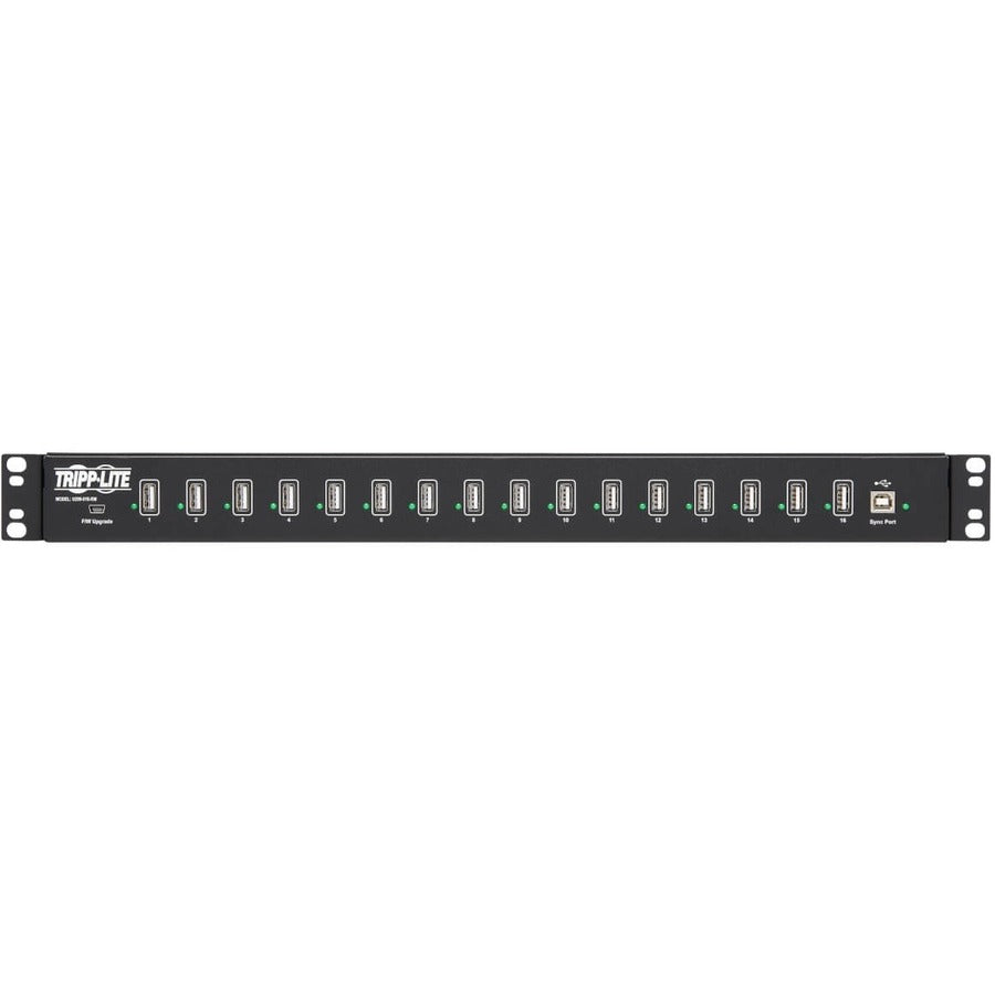 Tripp Lite by Eaton 16-Port USB Charging Station with Syncing Function - 5V 40A / 200W USB Charger Output, TAA U280-016-RM