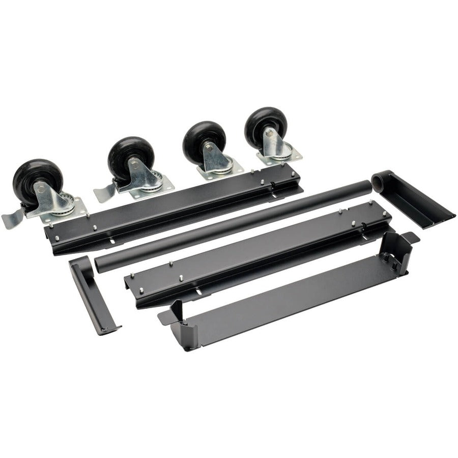 Tripp Lite by Eaton Mobile Cart Conversion Kit with Handle, Casters and Power Cord Manager for Tablet/Chromebook Charging Stations CSHANDLEKIT