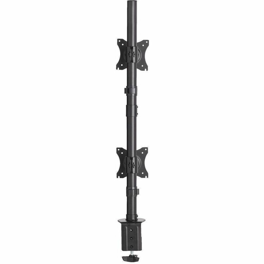 Tripp Lite by Eaton Dual Vertical Flat-Screen Desk Mount Monitor Stand Clamp Swivel Tilt 15" to 27" Flat Screen Displays DDR1527SDC