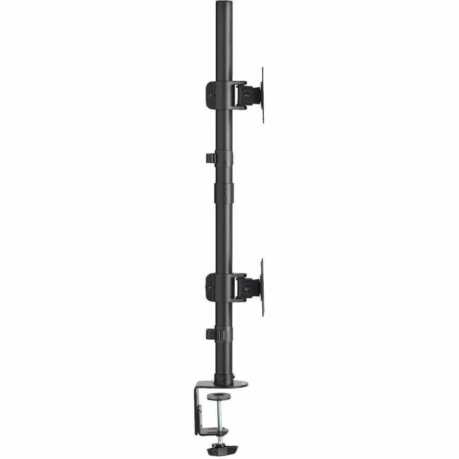 Tripp Lite by Eaton Dual Vertical Flat-Screen Desk Mount Monitor Stand Clamp Swivel Tilt 15" to 27" Flat Screen Displays DDR1527SDC