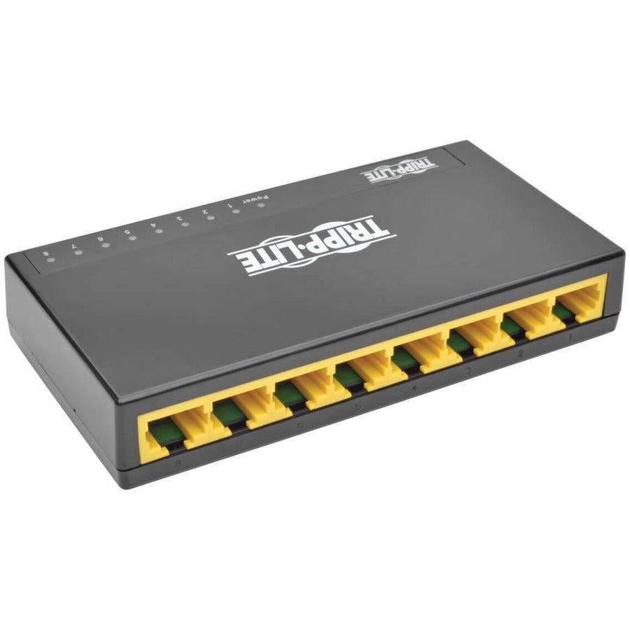 Tripp Lite by Eaton 8-Port Gigabit Ethernet Switch Desktop RJ45 Unmanaged Switch 10/100/1000 Mbps NG8P
