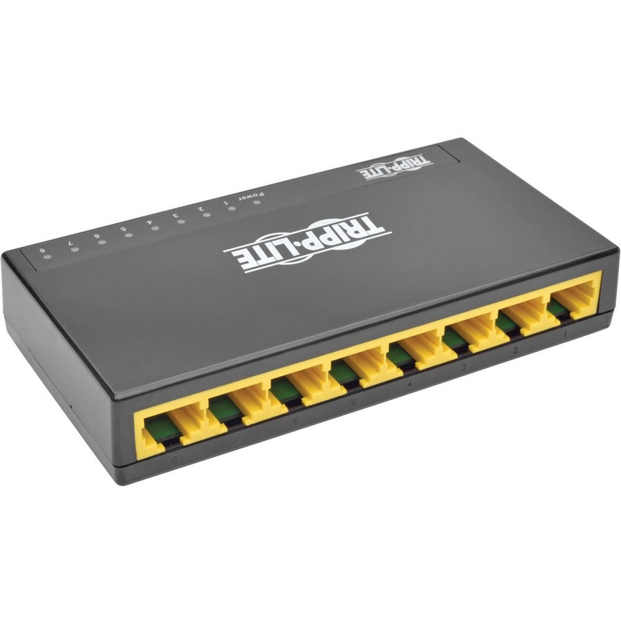 Tripp Lite by Eaton 8-Port Gigabit Ethernet Switch Desktop RJ45 Unmanaged Switch 10/100/1000 Mbps NG8P