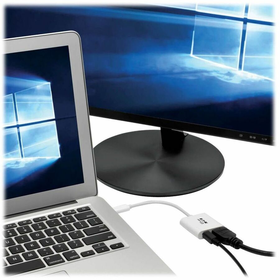 Tripp Lite by Eaton USB C to HDMI Video Adapter Converter 4Kx2K w/ USB-C PD Charging Port, USB-C to HDMI, USB Type-C to HDMI, USB Type C to HDMI 6in U444-06N-H4-C