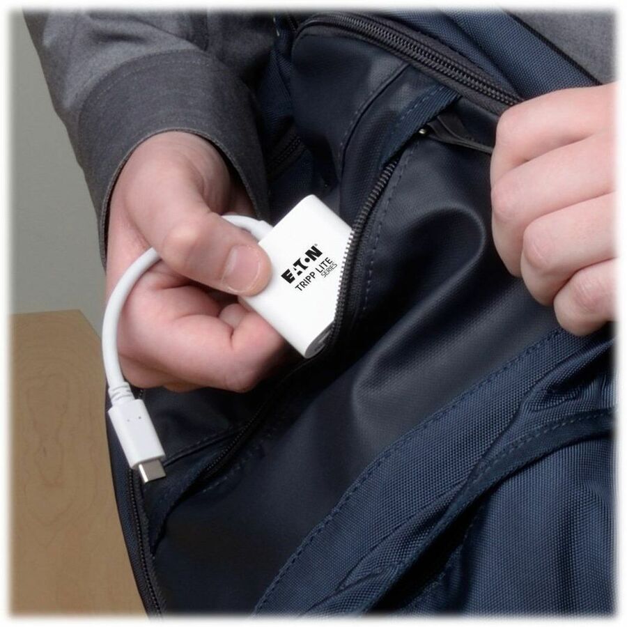 Tripp Lite by Eaton USB C to HDMI Video Adapter Converter 4Kx2K w/ USB-C PD Charging Port, USB-C to HDMI, USB Type-C to HDMI, USB Type C to HDMI 6in U444-06N-H4-C