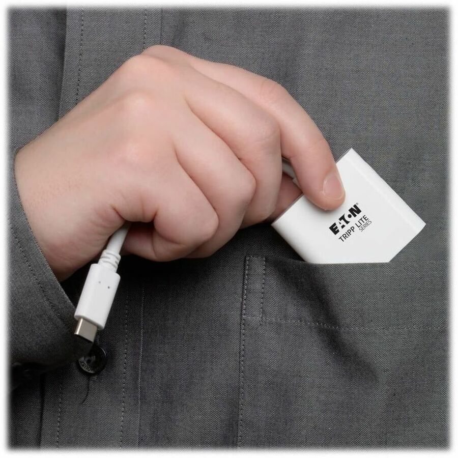 Tripp Lite by Eaton USB C to HDMI Video Adapter Converter 4Kx2K w/ USB-C PD Charging Port, USB-C to HDMI, USB Type-C to HDMI, USB Type C to HDMI 6in U444-06N-H4-C