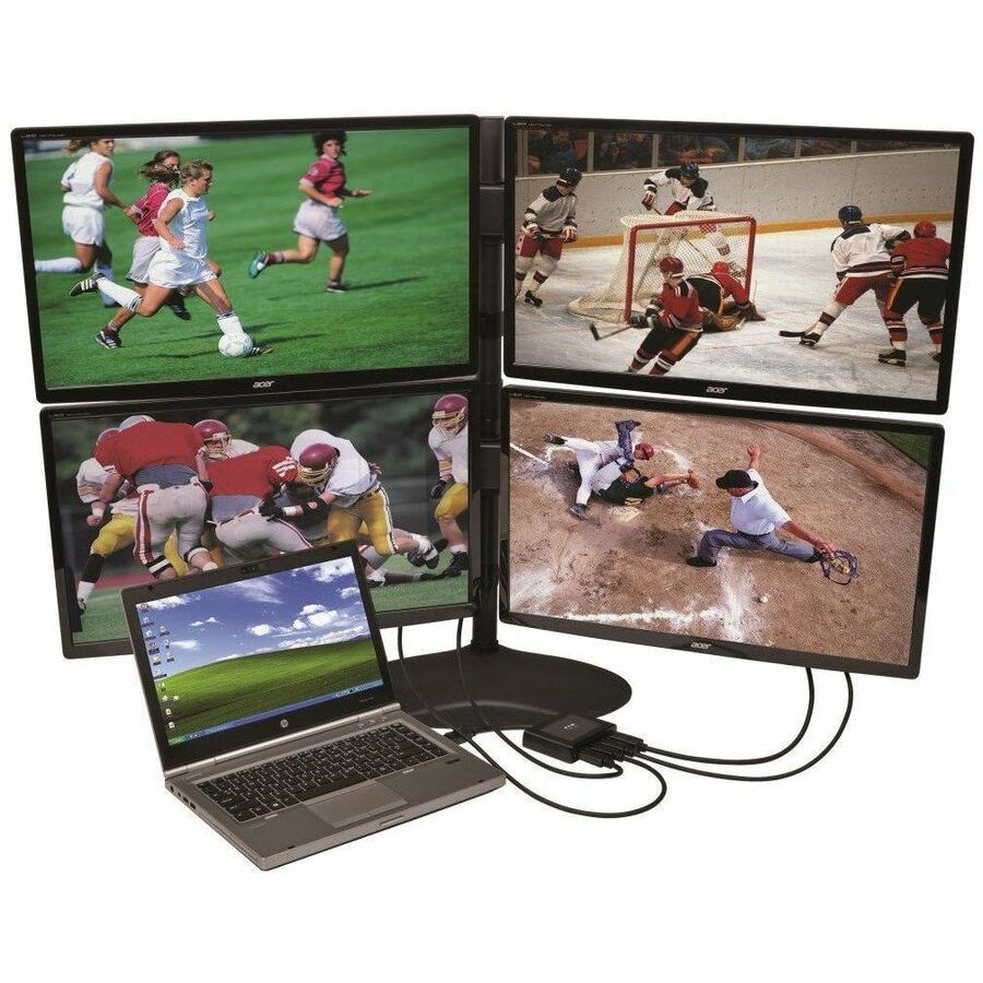 Tripp Lite by Eaton 4-Port DisplayPort Multi-Monitor Splitter, MST Hub, 4K 60Hz UHD, DP1.2, TAA B156-004-V2