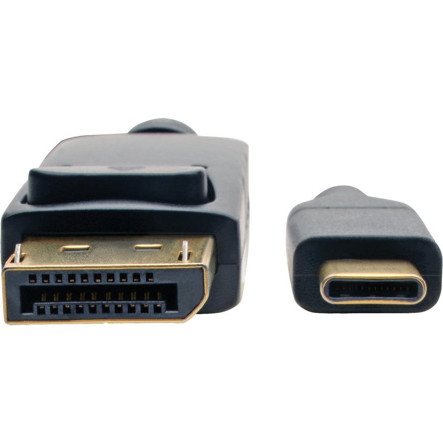 Tripp Lite by Eaton USB C to DisplayPort Adapter Converter Cable, 4K @ 60Hz, Thunderbolt 3, , USB Type C, USB-C, USB Type-C, 3ft 3' U444-003-DP